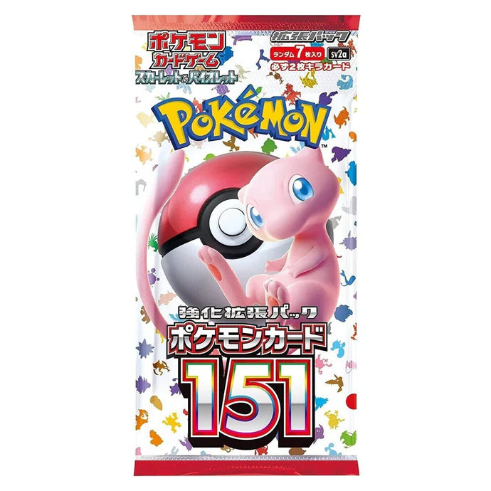 Pokemon TCG 151 SV2A Single Booster Pack Japanese