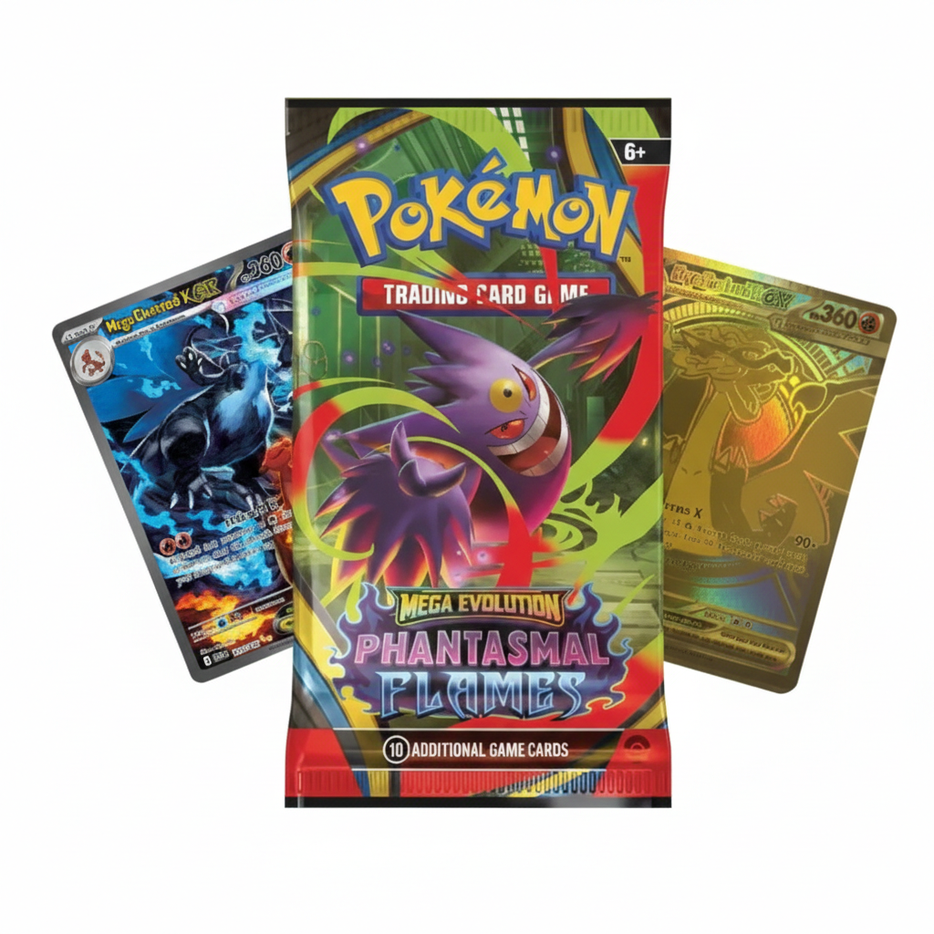 Pokémon TCG: Scarlet & Violet – Phantasmal Flames Booster Pack