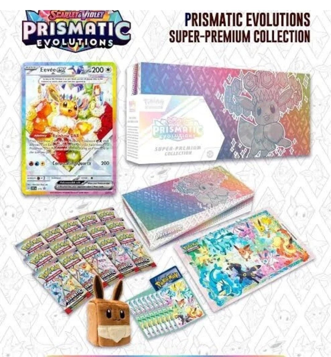 POKÉMON TCG Scarlet & Violet 8.5: Prismatic Evolutions Super-Premium Collection (SPC)